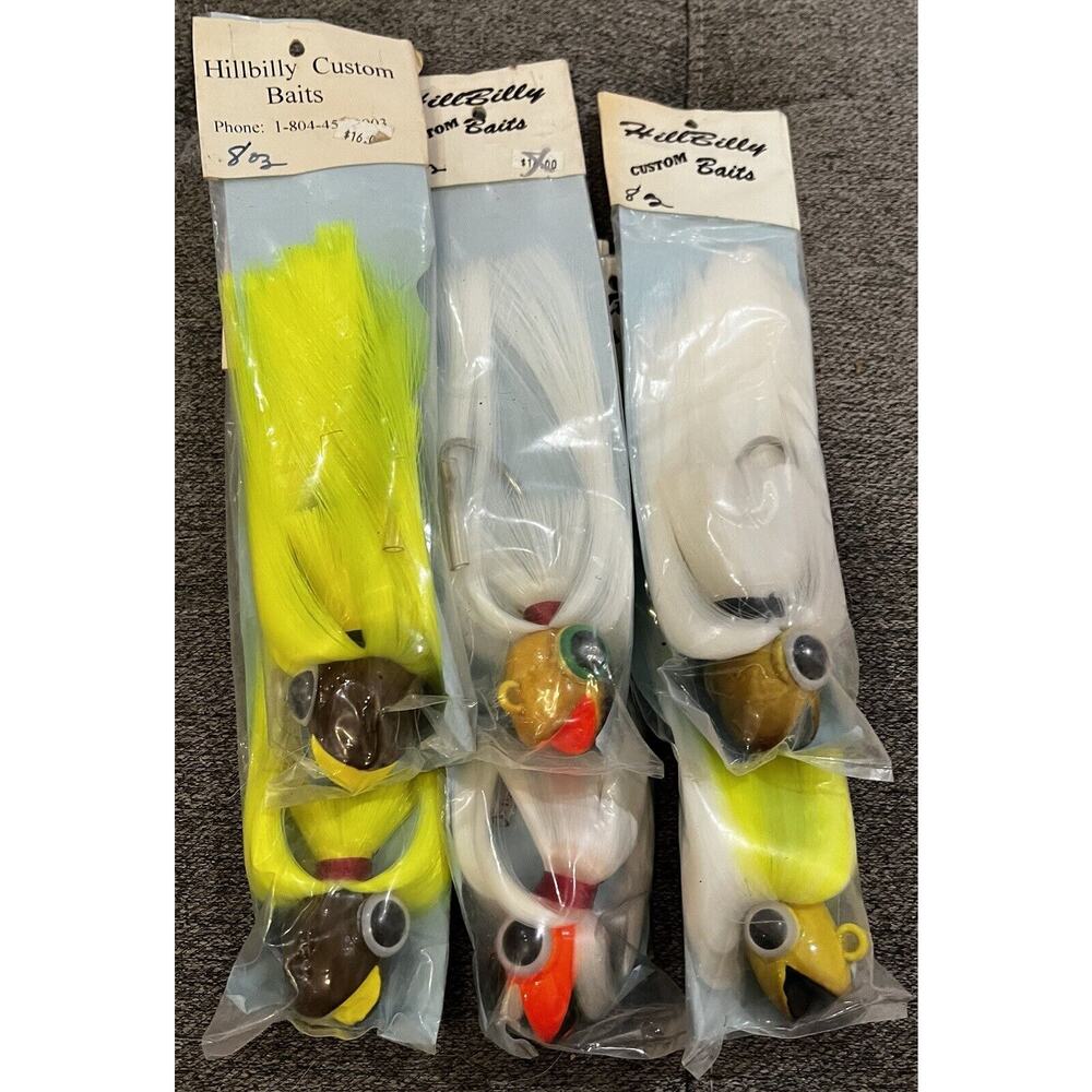 6 pack Striped Bass Parachute Heads -8 oz - Picture 4 of 8